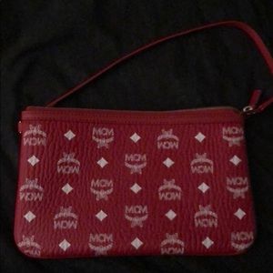 small MCM red handbag